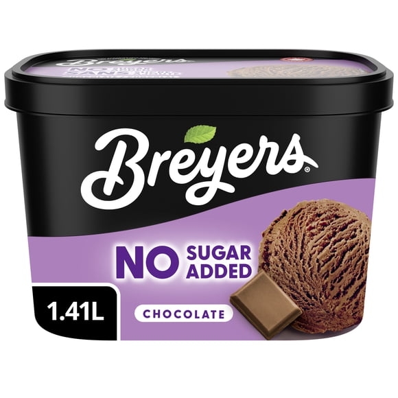 Breyers No Sugar Added Chocolate Frozen Dairy Dessert, 1.41 L
