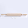thumbnail image 3 of Rolling Pin 2 Hemu Wooden Roller with Movable Pressing Pin for Dumpling Skin and Baking – Durable Kitchen Tool for Smooth Even Dough, 3 of 8