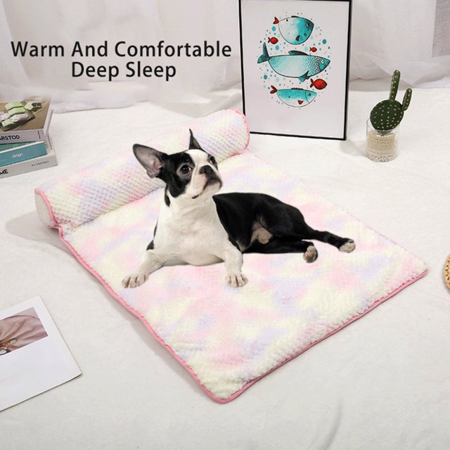 Coussin de Nid d'Animaux Confortable Matelas Moelleux pour Chat Lit de Couchage pour la Maison