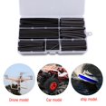 thumbnail image 4 of 150pcs/set RC Wire Cable Sleeving Wrap 2:1 Heat Shrinking Tubing Tube Black, 4 of 12