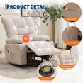 thumbnail image 3 of QinaQin Oversized Power Lift Recliner Chair Featuring Massage Heat Swivel and Rocker Functions, 3 of 9