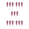 thumbnail image 2 of VONKY 3pcs Home Decor Artificial Pampas Reed For Stylish Look Cloth Artificial Flower Downy And Durable Boho Decor Pinkish Purple 5Set, 2 of 6