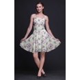 thumbnail image 2 of Bimba Robe Cocktail au-Dessus du Genou pour Femmes Teinture sur Nœuds Smockée Fluide d'Été Robe Soleil-Xx-Grand, 2 of 5