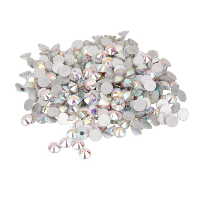 tredstone Strass à Dos Plat Rond en Cristal de Verre Blanc Scintillant SS20 1400 Pcs