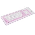 thumbnail image 1 of Silicone Foldable Waterproof Keyboard 103 Keys USB Wired Mute Fadeless Keys for PC Laptop, 1 of 7