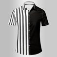 thumbnail image 4 of Birdeem Chemise à Manches Courtes pour Hommes, Confortable et Respirante, Col Rabattu, 4 of 4