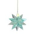 thumbnail image 1 of HOLIDAY TIME 3.25 Inch Mint Green Iridescent Star Christmas Ornament, 100% PP Hanging Tree Decor, 1 of 4