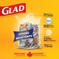 thumbnail image 3 of Glad Sacs à Ordures Transparents - Réguliers 74 Litres - 10 Sacs à Déchets, Solides Garantis, 3 of 5