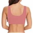 thumbnail image 4 of Hjtefg Plus Size Strapless Bra - Thin Wireless Comfort, Side Support & Lift for Large Chest,Color: T1-Brick Red Size: 6XL, 4 of 5