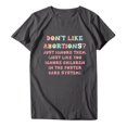 thumbnail image 1 of Pompotops T-Shirt Décontracté à Manches Courtes pour Femmes avec Imprimé Lettre, 1 of 5