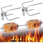 Acier inoxydable BBQ Accessoires de grille de fourche Fourche à grille de charbon