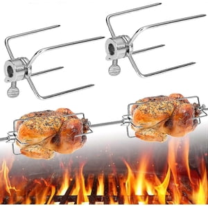 Stainless Steel BBQ Fork Grill Accessories Charcoal Grill Fork