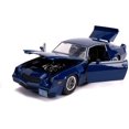 thumbnail image 1 of Jada 31110 Billys Chevrolet Camaro Z28 avec Pièce de Collection Stranger Things Série Télé 1 par 24 Voiture Miniature Moulée sous Pression, Bleu Foncé, 1 of 2