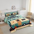 thumbnail image 3 of Erosebridal RV Car Bedding Twin Comforter Set,Camping Adventure Down Comforter,Cartoon Car Decor,Reversible,Lightweight,2-Piece, 3 of 7