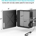 thumbnail image 5 of Aluminum RV Bumper End Cap- Fits Standard 4-Inch Square Camper Bumpers, No-Insect Vent Holes, Secure Sewer Hose Storage, Must-Have Travel Trailer Accessories - 2 Pack, 5 of 5
