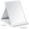 thumbnail image 2 of Miroir de Maquillage Pliable en Cuir PU avec Support Réglable pour un Usage Personnel, Voyage, 2 of 6
