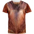 thumbnail image 1 of Halloween Orangutan Costume All Over Adult T-Shirt, 1 of 1
