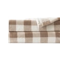 thumbnail image 1 of Mainstays Velvet Plush Throw,Buff Check,50X60", 1 of 5