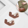thumbnail image 3 of lionlar Bag Buckles Bag Accessories No Punching Shoulder Strap Conversion Buckle Brown, 3 of 9