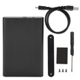 thumbnail image 3 of HDD Enclosure, USB2.0 Hard Disk Box, SSD Enclosure, Support Plug And Play Brushed For 2.5inch  HDD/SSD Black, 3 of 8