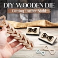 thumbnail image 4 of veasfak Multh-Purpose DIY Cutting Wooden Dies Leather Crafts Tools Small, 4 of 8