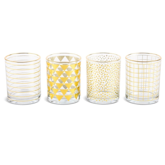 Thyme & Table Rocks Glasses, 11 oz, 4 Piece Set