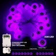 thumbnail image 4 of Halloween Eyeball String Lights  Battery Operated Halloween Lights 8 Modes Scary Twinkle Indoor String Lights  Horror Atmos, 4 of 9