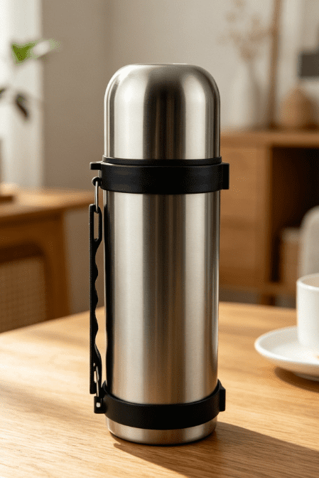 Mainstays 1L Flacon isolé en acier inoxydable pour boissons chaudes et froides