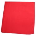 thumbnail image 1 of Set of 300 Mechaly Unisex Solid Polyester Plain Bandanas - Bulk Wholesale (Red), 1 of 2