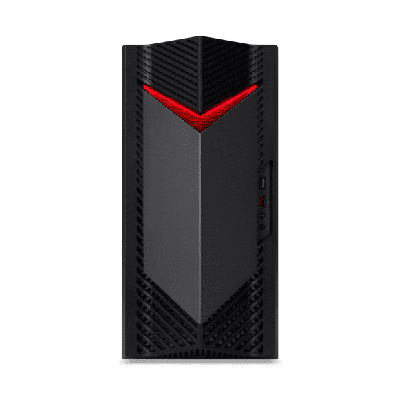Ordinateur de bureau de jeu Acer® Nitro 50 N50-656-UR12, i5-14400F, 16 Go de RAM, 1 To SSD