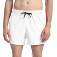 thumbnail image 1 of Mens Shorts Mens Casual Solid Color Casual Drawstring Pockets Elastic Sports Shorts, 1 of 3