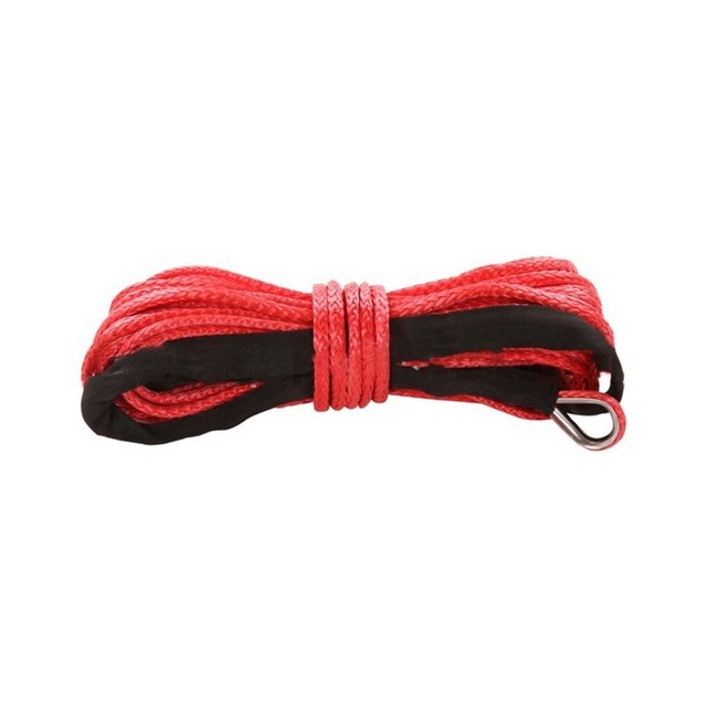 15m Winch Cable Cable Towing Car Tow Strap Trailer Rope With Hook For ATV Off Road Accessories 7700lbs 3.5T