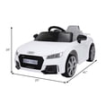 thumbnail image 2 of Gymax 12V Audi TT RS Electric Kids Ride On Car Licensed Remote Control MP3, 2 of 10
