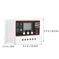 thumbnail image 2 of UPGRATOR 20A Solar Charge Controller with Digital Display and Timer for Lithium Batteries White, 2 of 8