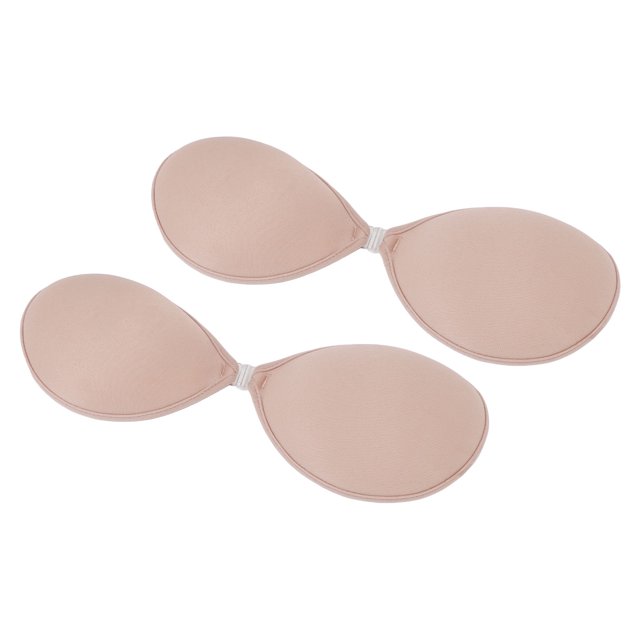 Strapless Sticky Bra, Invisible Self Adhesive Silicone Bra with Front Closure, for Backless Dresses and Evening Gowns