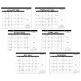 thumbnail image 4 of Calendrier Mural Mensuel Suspendu Délicat, 4 of 9