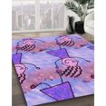 thumbnail image 3 of Ahgly Tapis Rectangulaire Lavable en Machine Intérieur Transitionnel Orchidée Foncée Violet, 2 Pieds x 5 Pieds, 3 of 7