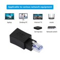 thumbnail image 4 of Adaptateur Ethernet Droit, Connecteur de Réseau LAN d'Extension RJ45 Mâle vers Femelle Cat6 (Lot de 2) (Droit), 4 of 5