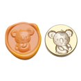 thumbnail image 1 of -shaped Stamp Head 3D Relief Copper Head for Wedding Card (Triceratops), 1 of 10