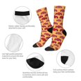 thumbnail image 4 of Lsque Red Cars Printed Men's Crew Socks, Soft Durable Breathable Moisture-Wicking with Odor Control Cotton socks, 4 of 6