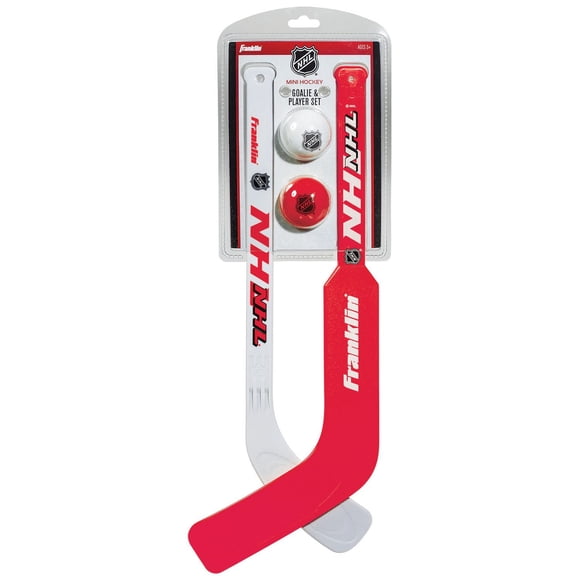 Franklin Sports Mini Hockey Goalie Stick and Ball Set - NHL