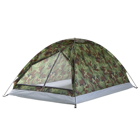 TOMSHOO Tente de Camping pour 2 Personnes, une Seule Couche, Extérieure, Portable, Camouflage