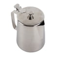 thumbnail image 4 of Stainless Steel Coffee Cup Mug, Milk Frothing Pitcher Jug with Lid and Dripless Spout Multifunctional Latte Coffee Art Tools for Kitchen Restaurant, 4 of 7
