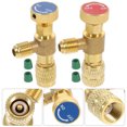 thumbnail image 4 of MasteelfCA 2pcs Car Air Conditioner Refrigeration Converting Adapter Fluoride Adding Valves, 4 of 7