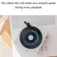 thumbnail image 3 of Turntable Universal Multicolor Wireless Speaker Stereo Sound Wireless Box Charging Record Player Home Studio Desktop Hotel Shop White, 3 of 8