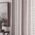 thumbnail image 2 of Bouclair Light Grey Clemence Curtain Panel 52x84 in (132x213 cm), 2 of 3