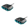 thumbnail image 3 of Baohd 1/2/3/5 Universal Compatibility Car Splitter Adapter For Various Car Models Three Hole 2PCS, 3 of 6
