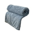 thumbnail image 2 of EIMELI Cooling Blankets for Hot Flashes Summer Lightweight Fleece  Twin Soft Thin Cool  Cool Blankets for Hot Sleepers Men Weighted  Queen Size 39.37x59in Dark Gray, 2 of 9
