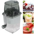 thumbnail image 1 of Manual Ice Shaver Plastic Ice Crusher Snow Cone Maker  Black, 1 of 11