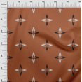thumbnail image 2 of oneOone Silk Tabby Fabric Arrow Ikat Print Sewing Fabric BTY 42 Inch Wide, 2 of 4